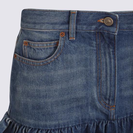 25FW 발렌티노 가라바니 스커트 7B3DD20L9KH558 MEDIUM BLUE - VALENTINO GARAVANI