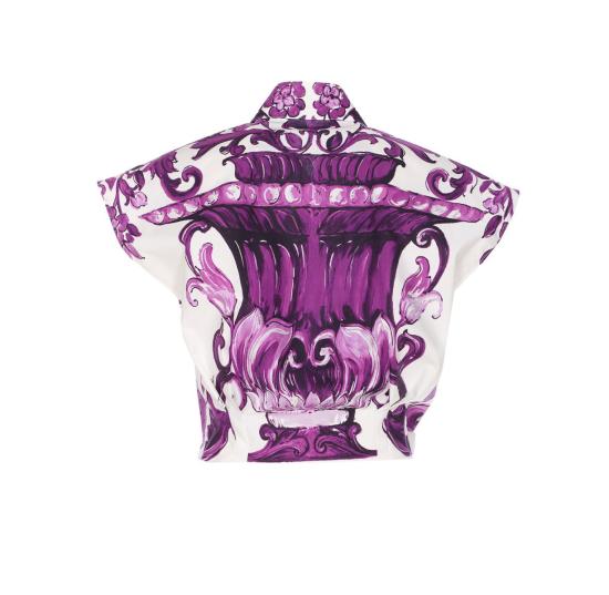 25FW 돌체앤가바나 셔츠 F5T53THH5ENIP3TN PURPLE - DOLCE & GABBANA