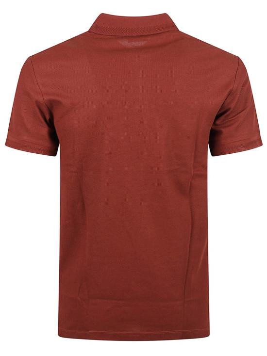 25FW 버버리 코튼 폴로 셔츠 8110936 C3081 Red - BURBERRY