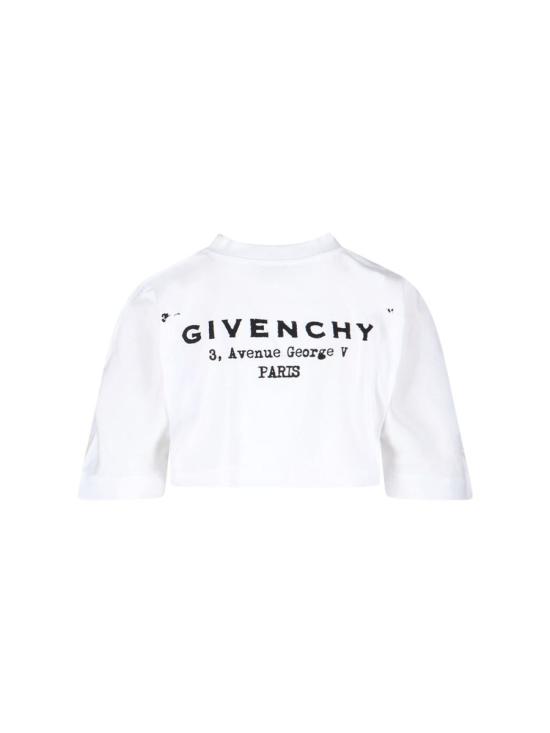 25FW 지방시 반팔 티셔츠 BW70FKP75N100 WHITE - GIVENCHY