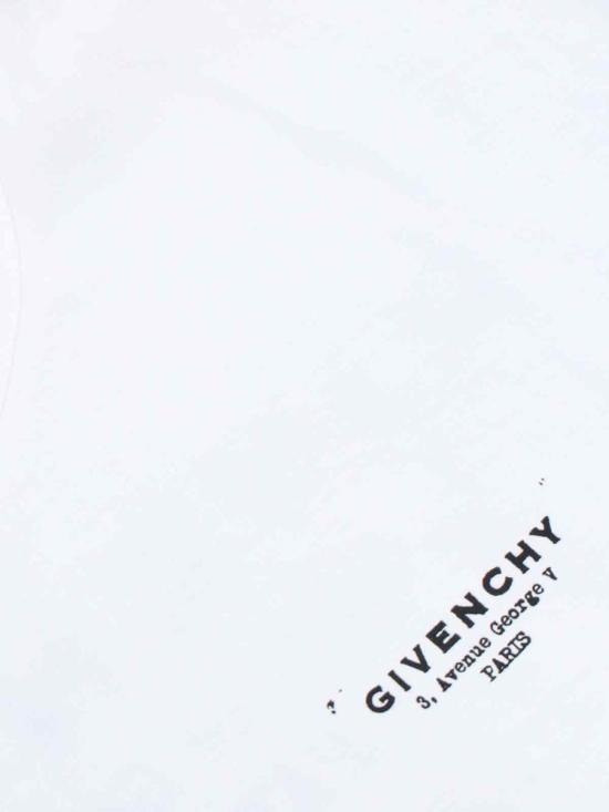 25FW 지방시 반팔 티셔츠 BW70FKP75N100 WHITE - GIVENCHY