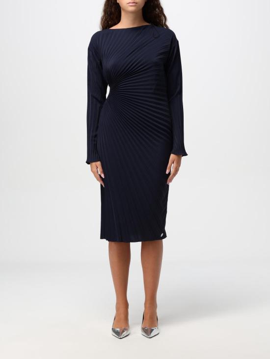 24FW 겐조 미디 원피스 FE62RO2939FO 79 Blue