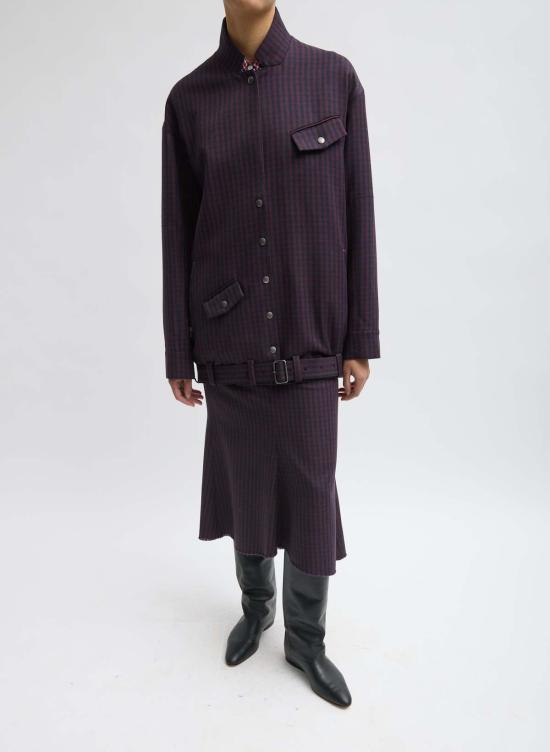  티비 봄버 자켓 줄스 벨티드 봄버 - TIBI