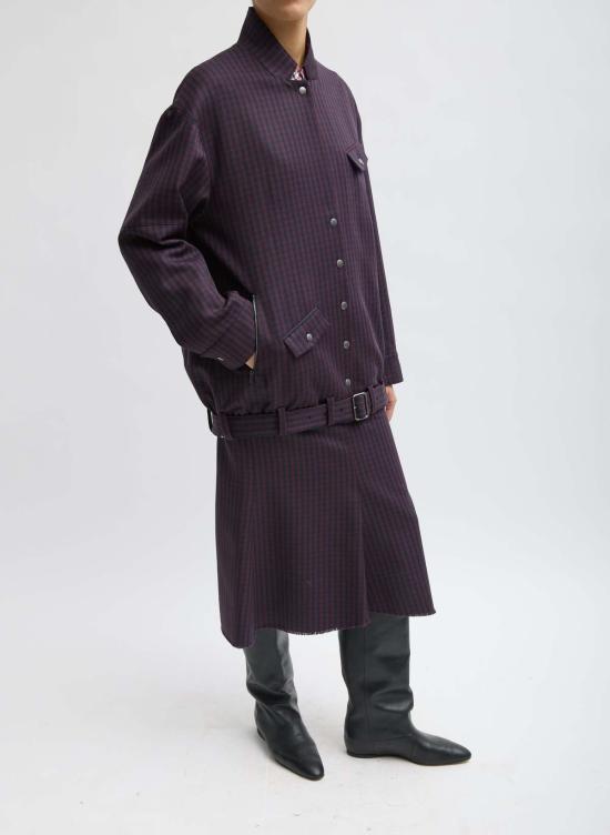  티비 봄버 자켓 줄스 벨티드 봄버 - TIBI