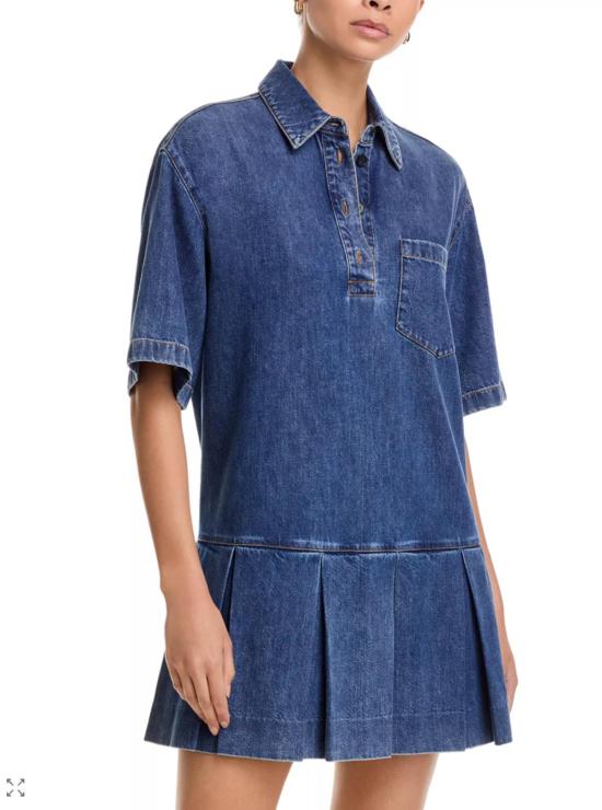  프레임 숏 원피스 테니스 드레스