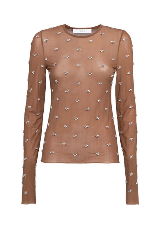  텔라 긴팔 티셔츠 럭스 비즈