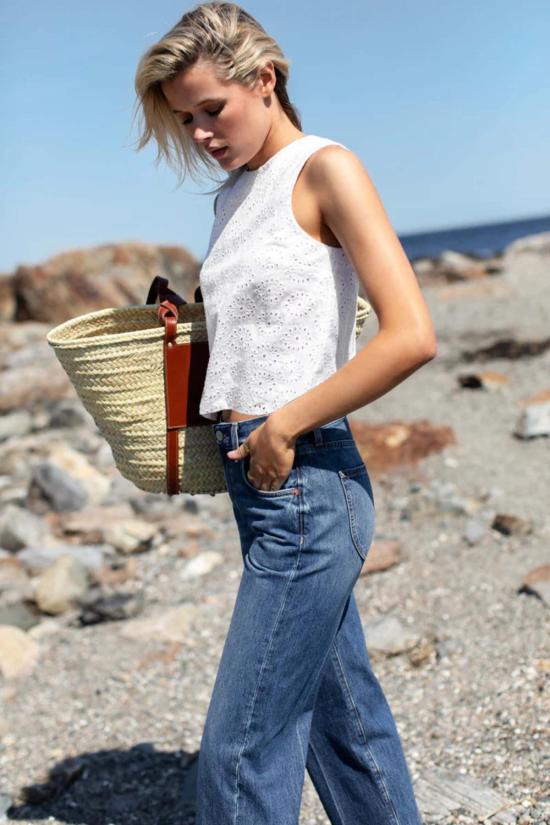  메이블앤모스 데님 팬츠 에머슨 프라이 트윈 도브스 헤리티지 앵클 진 - MABEL AND MOSS