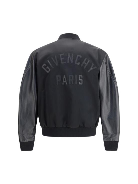 25FW 지방시 봄버 자켓 BM01DZ6Y3Z 075 Black - GIVENCHY