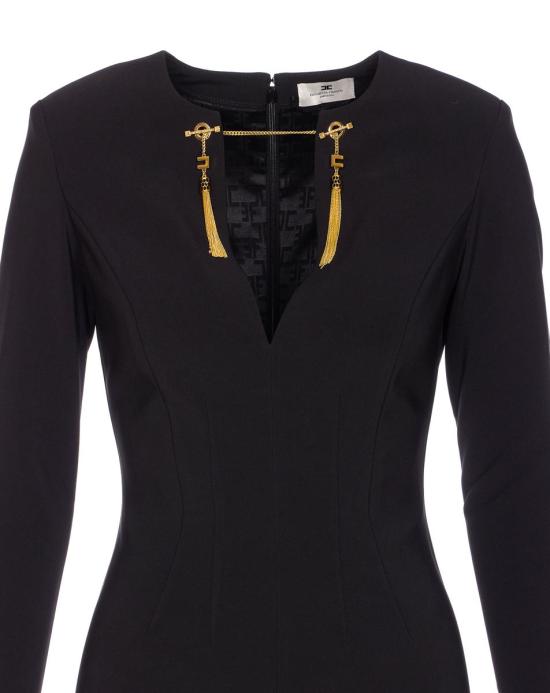 25FW 엘리자베타프랜치 원피스 AB80557E2110 Black - ELISABETTA FRANCHI
