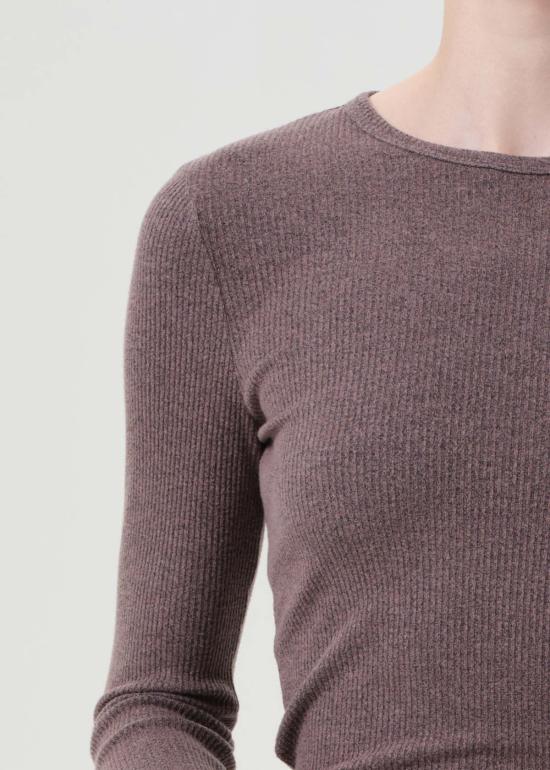  에이골디 긴팔 티셔츠 아골데 델파이 슬림 티 파샤 - AGOLDE