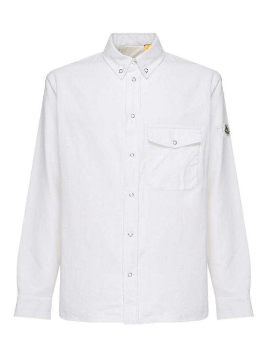  몽클레어 프라그먼트 패딩 셔츠 자켓 K109U2F00002M5271001 White