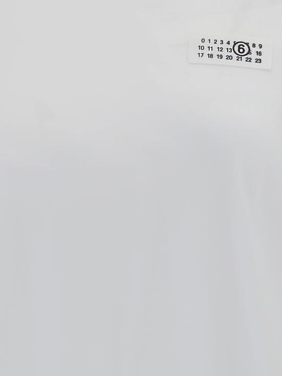25FW MM6 메종마르지엘라 반팔 티셔츠 S62GD0210M20115 100 WHITE - MM6 MAISON MARGIELA