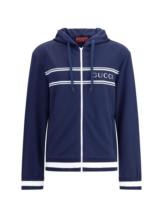 25FW 구찌 테크니컬 저지 후드 집업 787939XJGJ5 1010 BLUE