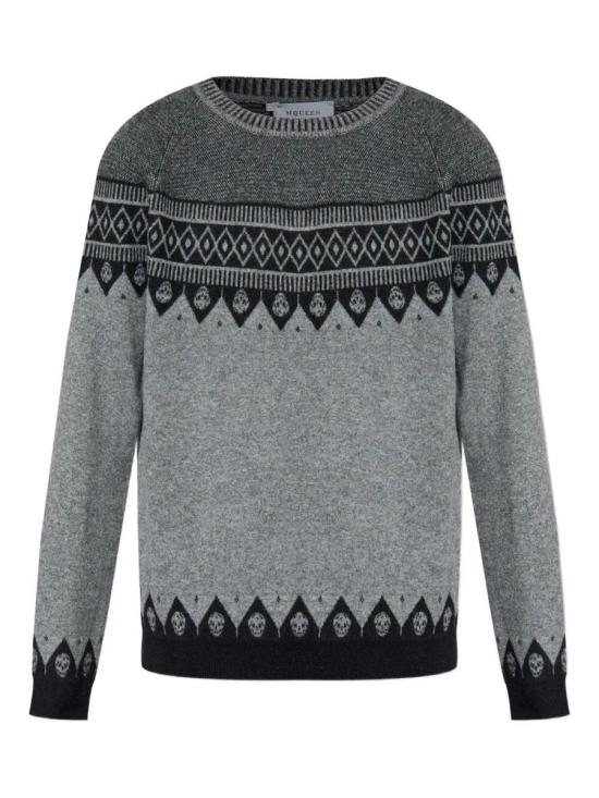 25FW 알렉산더 맥퀸 긴팔 셔츠 839663 Q1BD5 1363 GREY