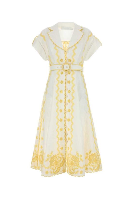 25FW 짐머만 롱 원피스 4591DSS252 IVOLE IVORYLEMON