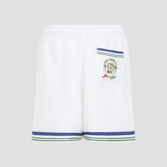 25FW 카사블랑카 숏팬츠 MAW25TR01201 MULTICOLOUR - CASABLANCA