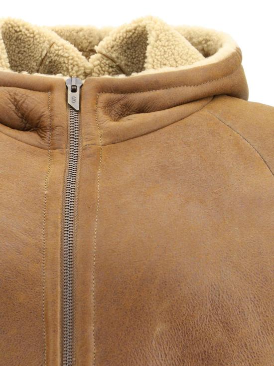 25FW 살바토레 산토로 가죽 자켓 49577U TECACAMEL BROWN - SALVATORE SANTORO