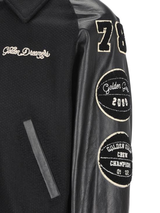 25FW 골든구스 봄버 자켓 GMP01296P00094090194 AI25 Black - GOLDEN GOOSE