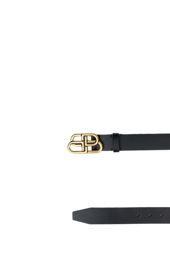 26FW 발렌시아가 BB 라지 레더 벨트 5703701CH04 1000 - BALENCIAGA