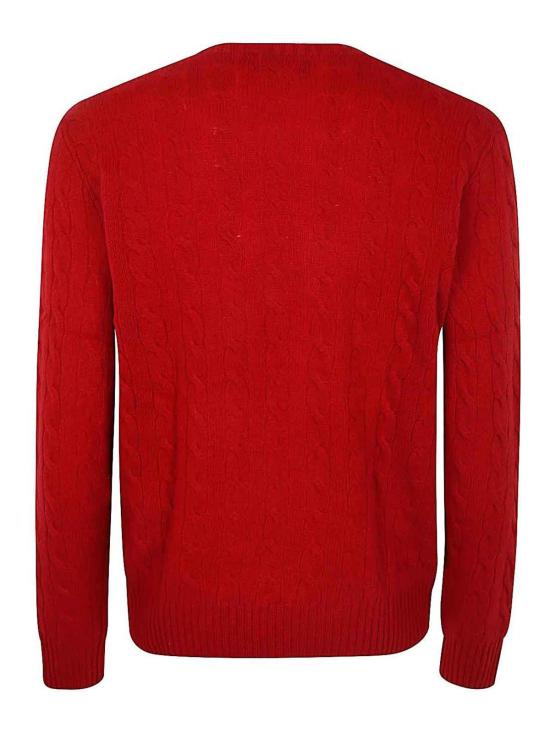  폴로 랄프로렌 케이블 니트 스웨터 710876762006 Red - POLO RALPH LAUREN