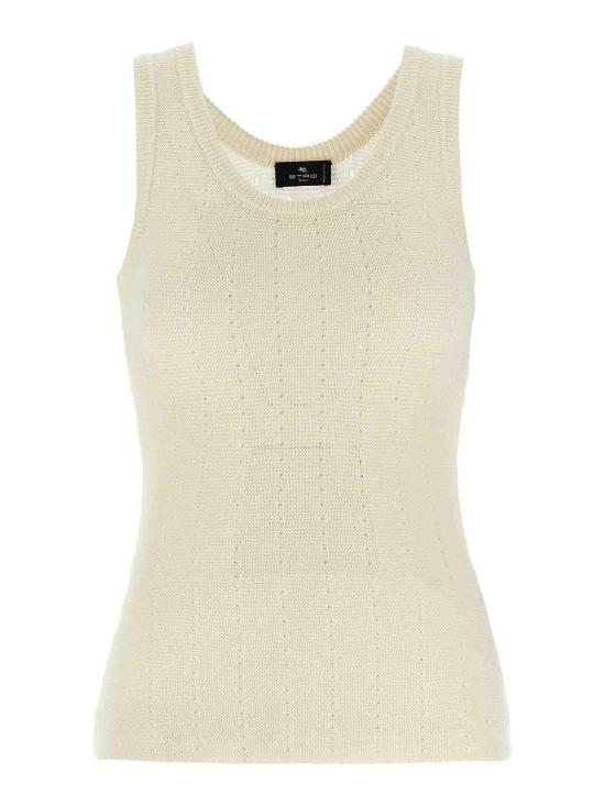  에트로 민소매 티셔츠 WRKE0329AU081W3789 White