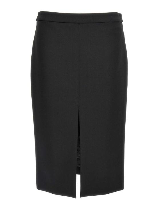  돌체앤가바나 미디 스커트 F4CU2TFUBF1N0000 Black