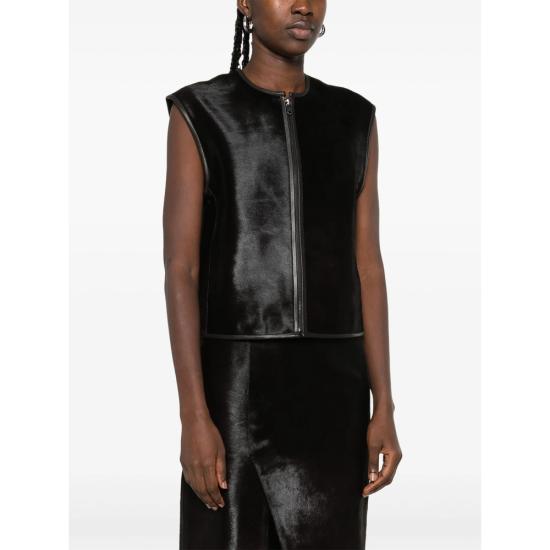 25FW 루루 드 세종 베스트 AMPAS COFFE BROWN - LOULOU DE SAISON