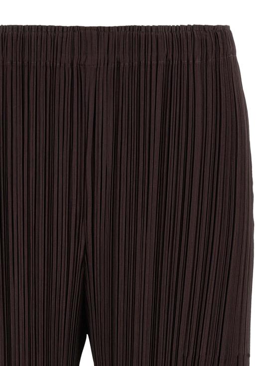 25FW 플리츠플리즈 스트레이트 팬츠 PP58JF11447 Brown - PLEATS PLEASE