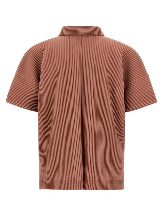 25FW 옴므 플리세 이세이 미야케 반팔 셔츠 HP58JJ07226 Brown - HOMME PLISSE' ISSEY MIYAKE