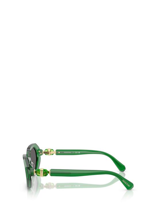 25FW 스와로브스키 선글라스 SK6028 106487 TRANSPARENT GREEN - SWAROVSKI