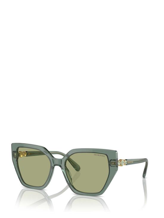 25FW 스와로브스키 선글라스 SK6016 104382 TRANSPARENT GREEN - SWAROVSKI