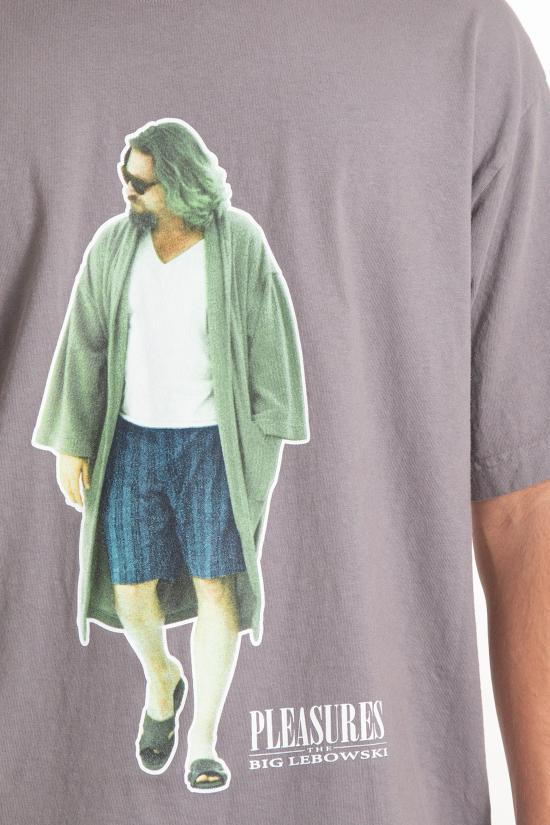 25SS 플레셔스 반팔 티셔츠 P25SU058 CHARCOAL Grey - PLEASURES