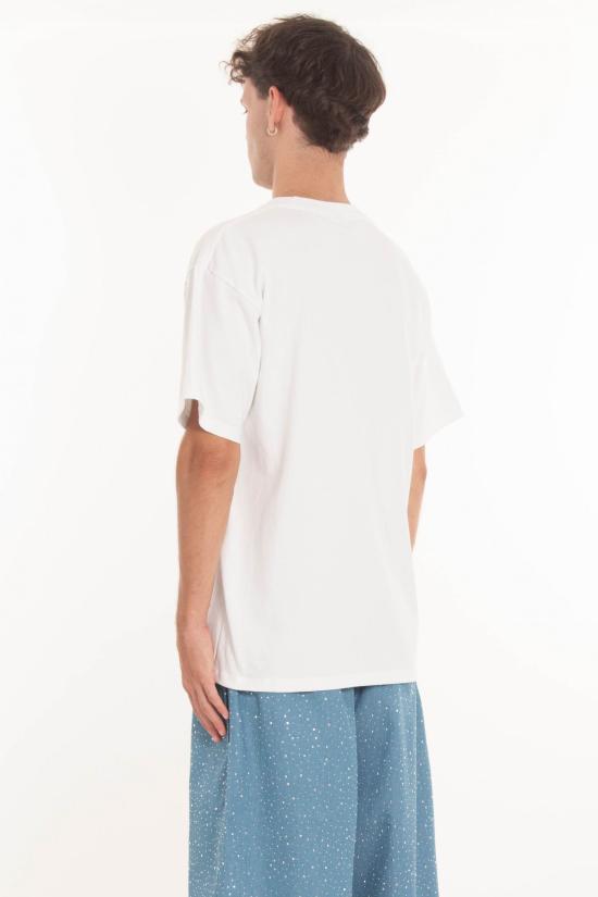 25SS 플레셔스 반팔 티셔츠 P25SU052 WHITE White - PLEASURES