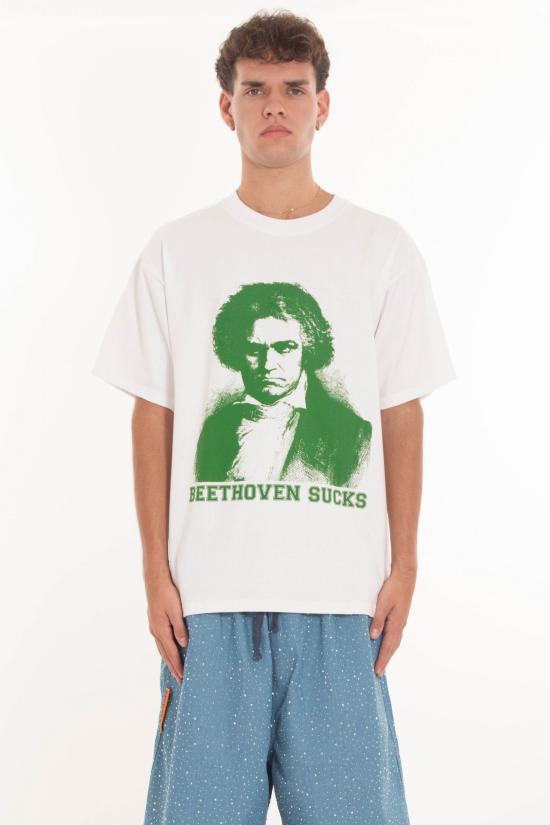 25SS 플레셔스 반팔 티셔츠 P25SU052 WHITE White