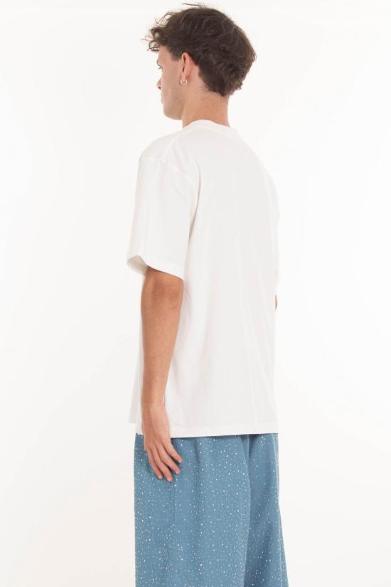 25SS 플레셔스 반팔 티셔츠 P25SU019 WHITE White - PLEASURES