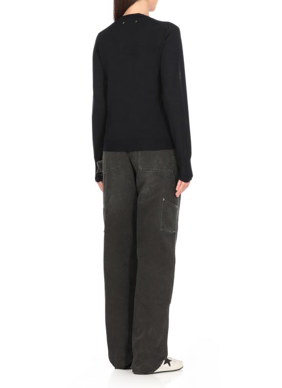 25FW 골든구스 스웨터 GWP00952 P000665 50501 GOLDEN Blue - GOLDEN GOOSE