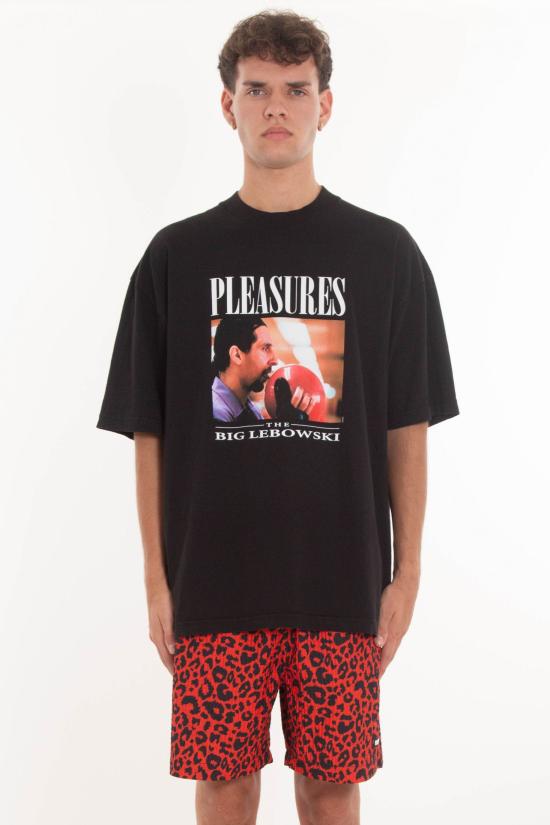 25SS 플레셔스 반팔 티셔츠 P25SU057 BLACK Black