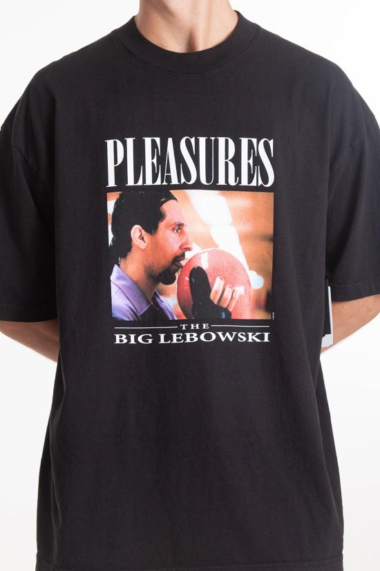 25SS 플레셔스 반팔 티셔츠 P25SU057 BLACK Black - PLEASURES