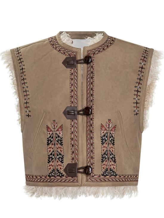 25FW 이자벨마랑에뚜왈 가디건 25AGI0061FAC3A02E 50TA TAUPE