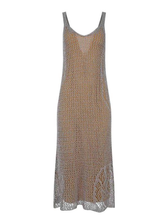 25SS 핑코 롱 스커트 104889A2FBZZ4 Grey