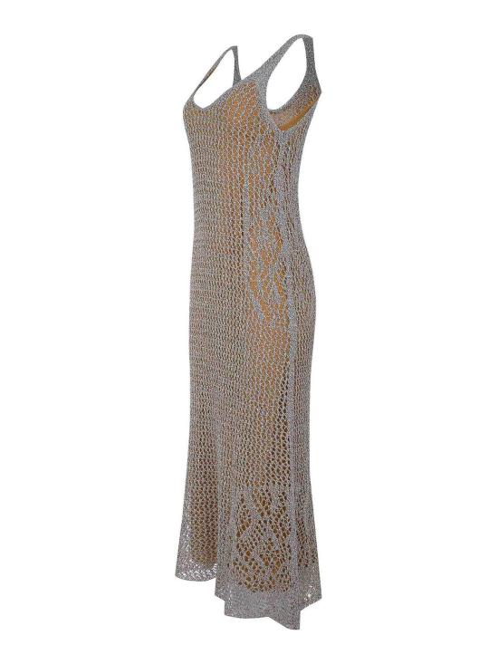 25SS 핑코 롱 스커트 104889A2FBZZ4 Grey - PINKO