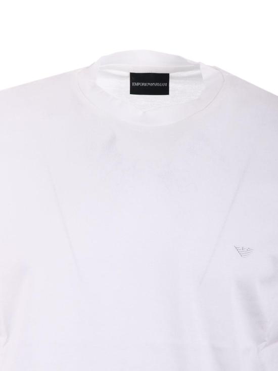 26SS 엠포리오 아르마니 반팔 티셔츠 EM000983AF13669U0003 White - EMPORIO ARMANI