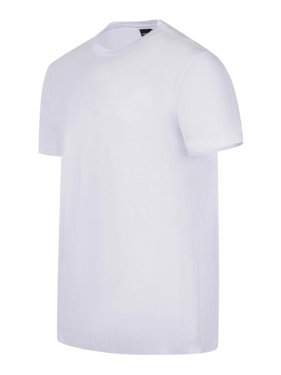 25FW 엠포리오 아르마니 반팔 티셔츠 8N1TF01JCDZ0100 White - EMPORIO ARMANI