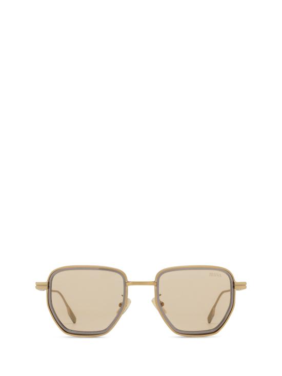 25FW 에르메네질도제냐 선글라스 EZ0256 35E MATTE LIGHT BRONZE