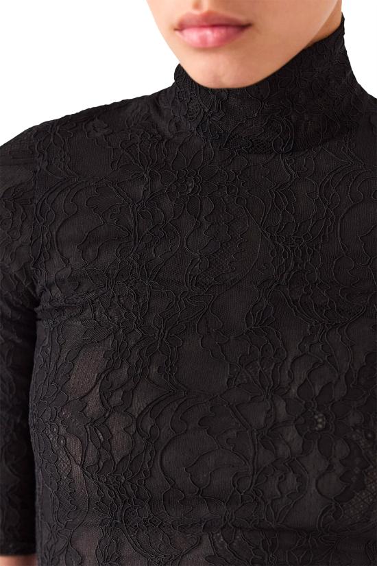 25FW 스텔라 맥카트니 터틀넥 6J04273SQA11 1000 Black - STELLA MCCARTNEY