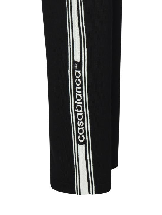 25FW 카사블랑카 트레이닝/조거 팬츠 MPF25KW101201 Black - CASABLANCA