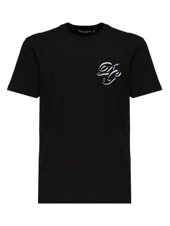 25FW 돌체앤가바나 반팔 티셔츠 G8RN8Z G7PJ0N0000 Black