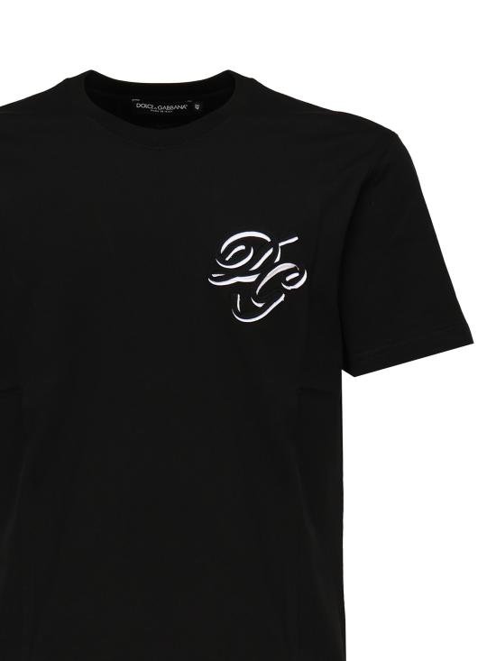 25FW 돌체앤가바나 반팔 티셔츠 G8RN8Z G7PJ0N0000 Black - DOLCE & GABBANA