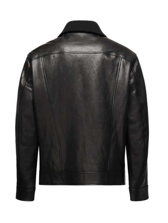 25FW 돈답 가죽 자켓 UJ976 PL0392UXXX999 Black - DONDUP