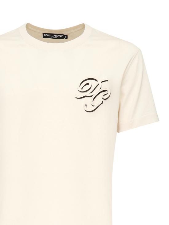 25FW 돌체앤가바나 반팔 티셔츠 G8RN8Z G7PJ0A4567 White - DOLCE & GABBANA
